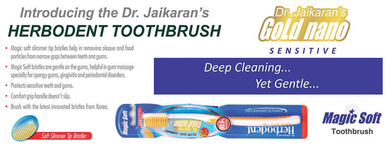 Dr. Jaikaran Herbodent Magic Soft Toothbrush
