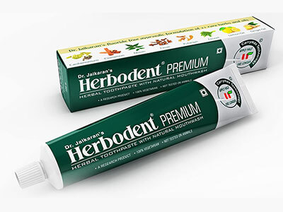 Dr. Jaikaran Herbodent Premium Herbal Toothpaste | shanti dentals